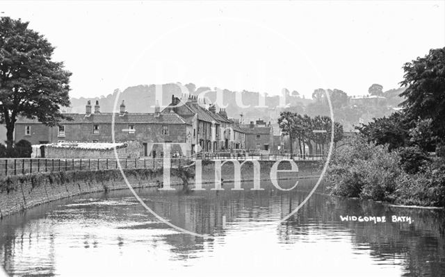 View of Spring Gardens Road and Ferry Lane, Dolemeads, Widcombe, Bath c.1927