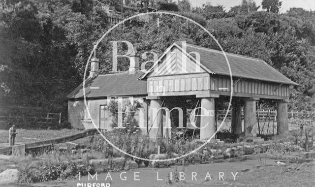 The weighhouse, Somersetshire Coal Canal, Midford c.1904