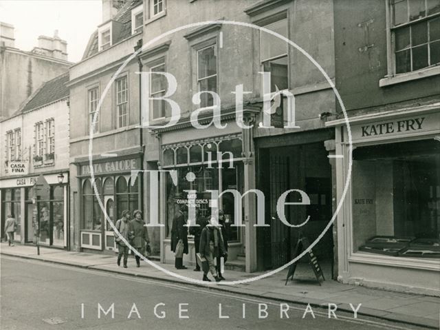 Shops in Broad Street, Bath 1987