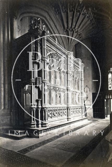 Interior of Bath Abbey c.1870?