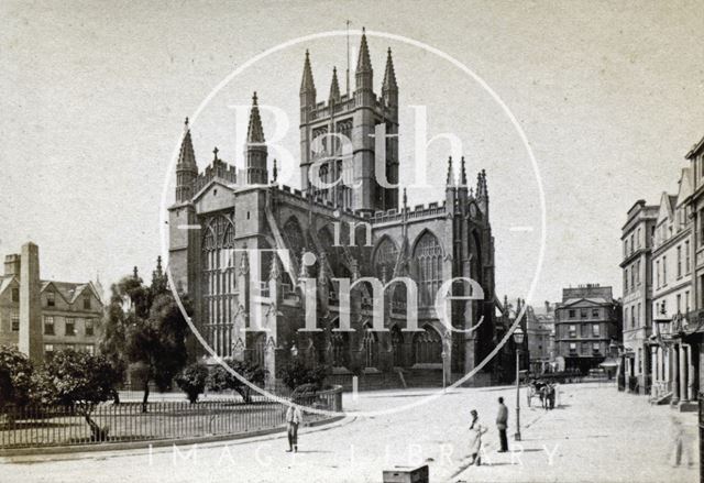 Bath Abbey from Orange Grove c.1870