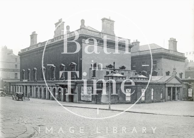 The Assembly Rooms from Bennett Street, Bath 1931