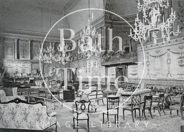 The Ball Room, Assembly Rooms, Bath c.1890