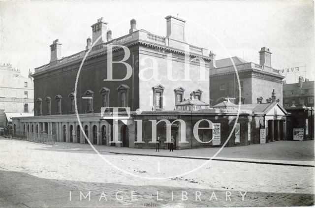 Assembly Rooms exterior, north and west facade, Bath c.1907