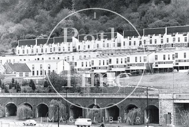 Calton Gardens, the new Calton Road Development, Bath 1973