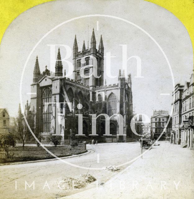 Bath Abbey from Orange Grove c.1865