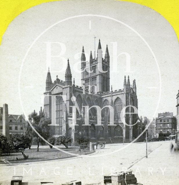 Bath Abbey from Orange Grove c.1870