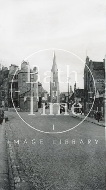 St. Andrew's Church, Julian Road, viewed from the west, Bath c.1950