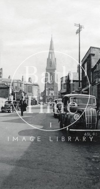 St. Andrew's Church, Julian Road, viewed from the west, Bath c.1950