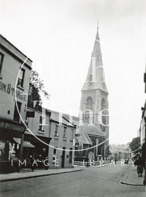 St. Andrew's Church from Julian Road, looking west, Bath c.1920