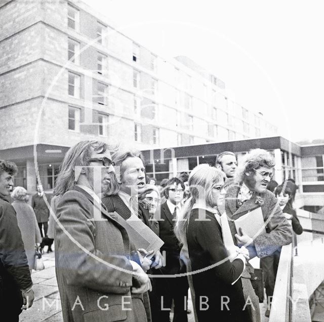 The opening of the Beaufort Hotel, Bath 1973