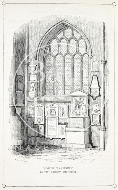 The North Transept, Bath Abbey 1843