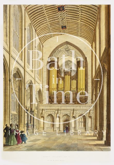 View from the Western Entrance, Abbey Church, Bath c.1836