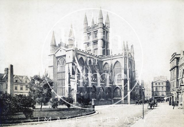 Bath Abbey from the Orange Grove 1869