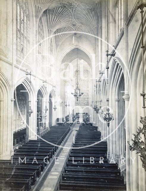 Bath Abbey interior c.1890