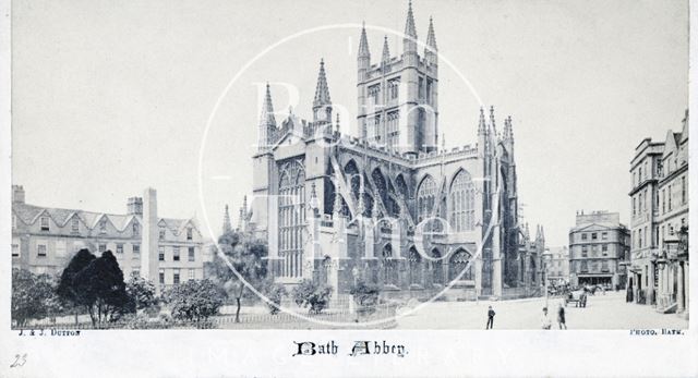 Bath Abbey from Orange Grove c.1866