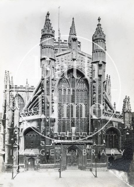 West front of Bath Abbey c.1890