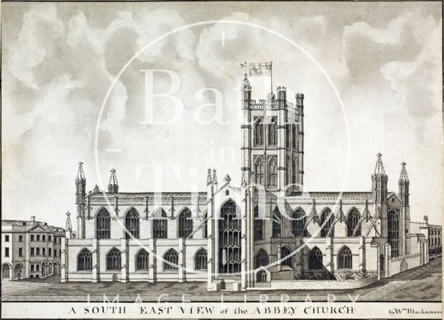 A South East View of the Abbey Church, Bath 1785