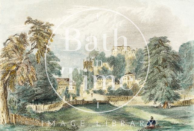 Widcombe Manor, Church and Crowe Hall, Bath c.1844