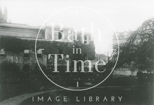 The demolition of the Bath Royal Literary and Scientific Institution, Terrace Walk, Bath 1932