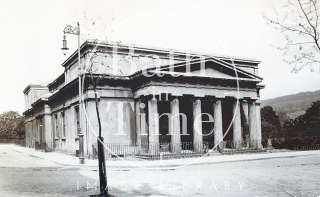 The Bath Royal Literary and Scientific Institution, viewed from York Street c.1890