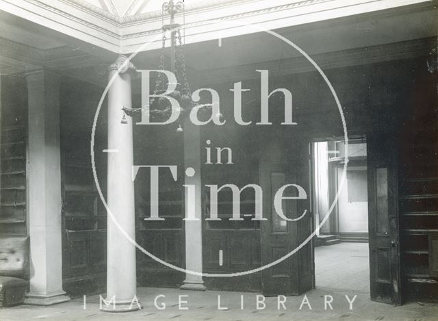 Interior of the old Bath Royal Literary and Scientific Institution, Bath c.1932