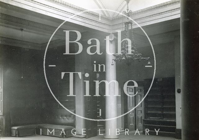 Interior of the old Bath Royal Literary and Scientific Institution, Bath c.1932