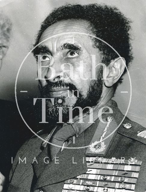 Portrait of Haile Selassie, Emperor of Ethiopia 1954