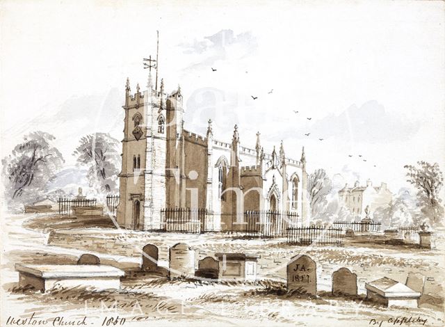 All Saints' Church, Weston, Bath 1857