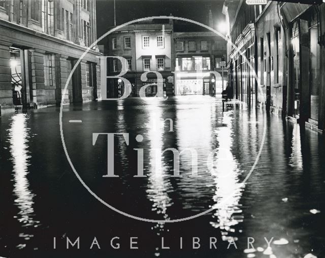 Floods, Dorchester Street, Bath 1968