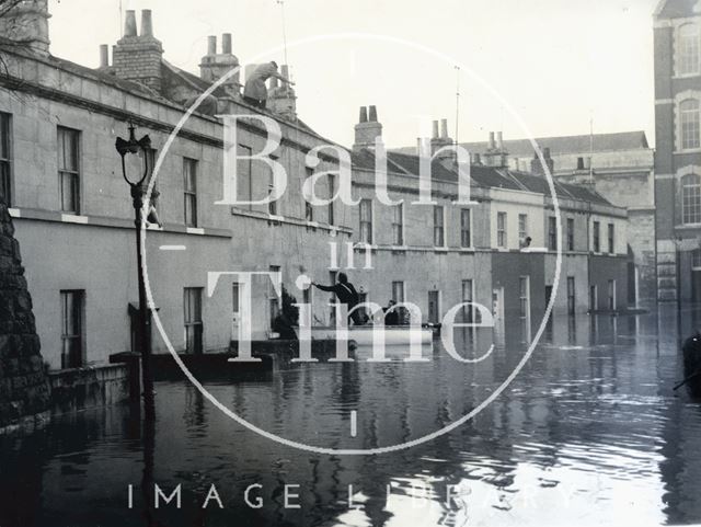 Floods, Oak Street off Lower Bristol Road, Bath 1960