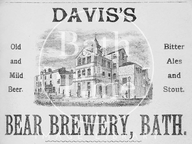 Davis's Bear Brewery, Wells Road, Bath 1888