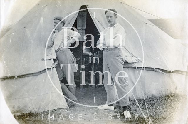 The photographer at Westdown Camp, Tilshead, Wiltshire c.1895