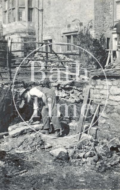 Building the Orangery at St. Catherine's Court c.1920