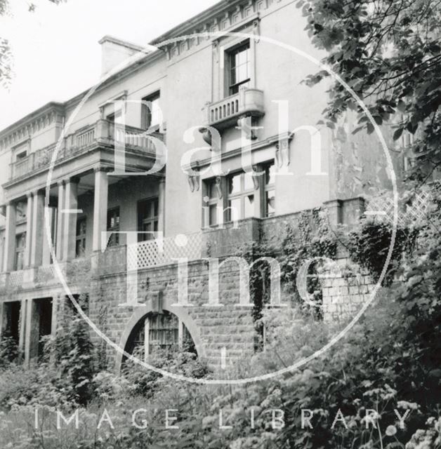 Northeast front of Wood House, Twerton, Bath 1964