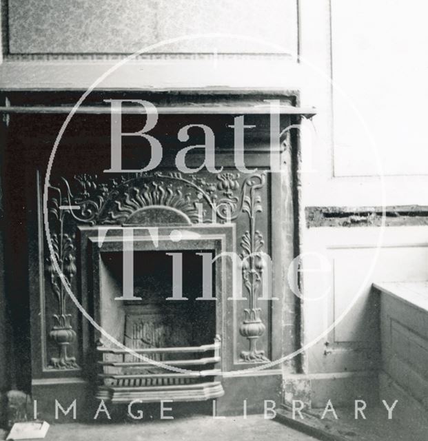 Fireplace, 5, Abbey Gate Street, Bath 1964