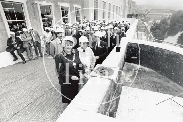 Official ceremony to mark the completion of the Podium Centre, Bath 1989