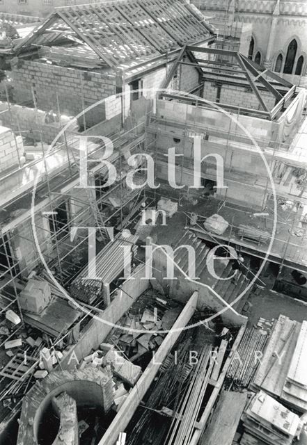 The Podium Centre, under construction, Bath 1989