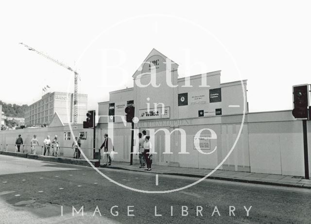 Hoardings for the Podium Centre Development, Northgate Street, Bath 1988