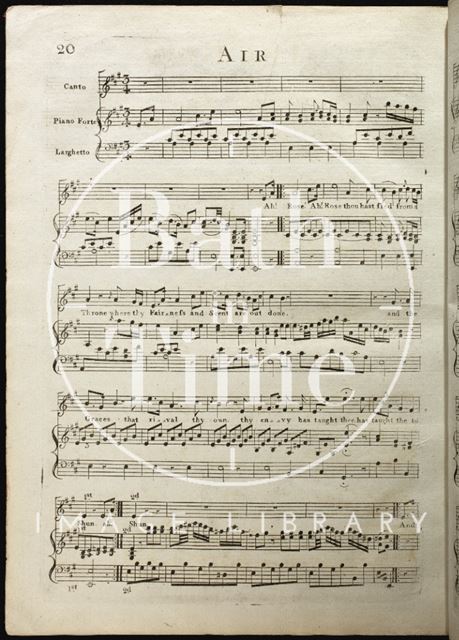 The Rose, a song composed by Rauzzini c.1805? - continued