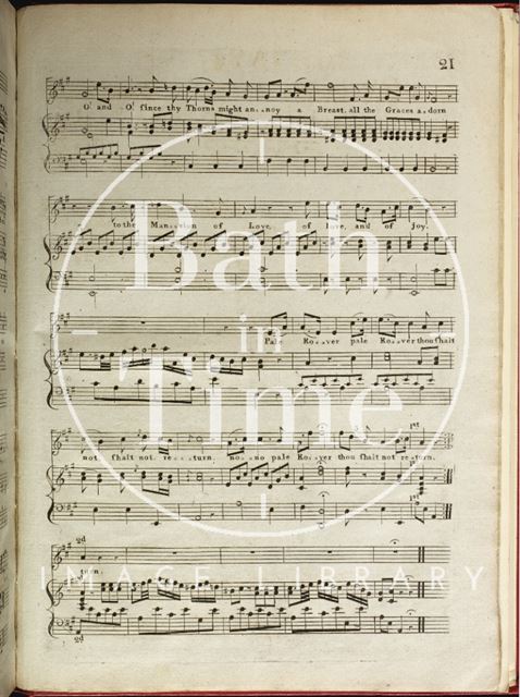 The Rose, a song composed by Rauzzini c.1805? - continued