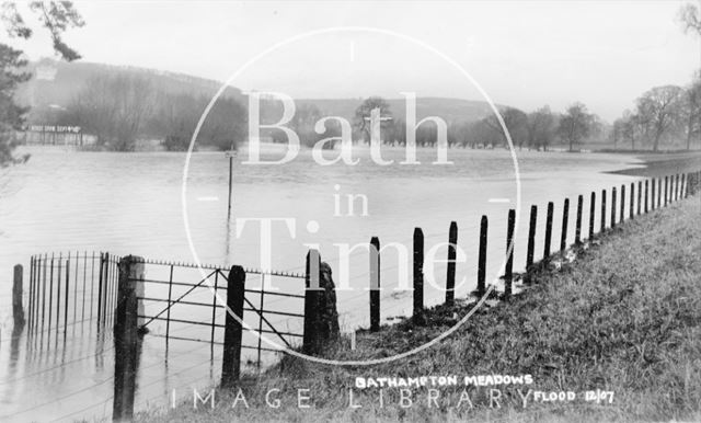 Floods, Bathampton Meadows 1907