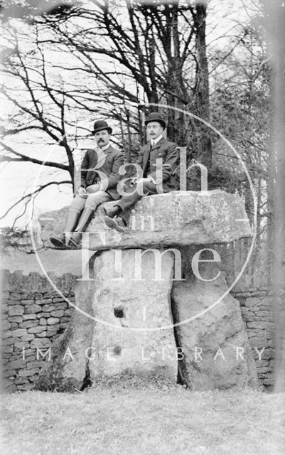 The Three Shire Stones near Colerne, Wiltshire c.1905