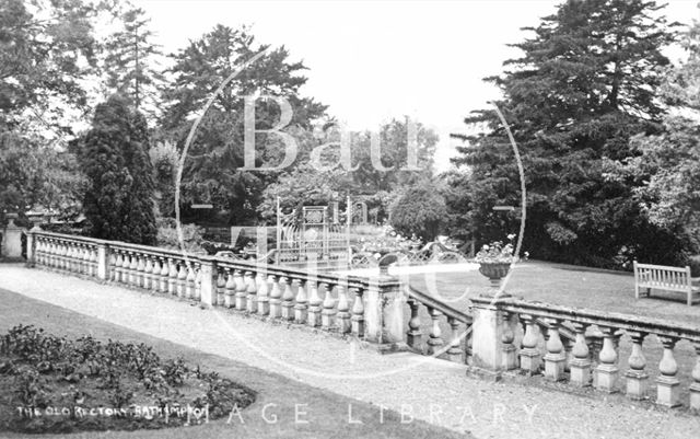 Garden, the Old Rectory, Bathampton c.1937