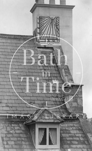 Sundial, the Old Rectory, Bathampton c.1937