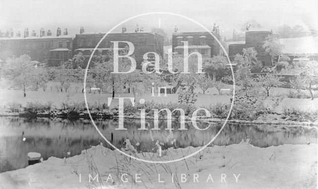 The Kennet and Avon Canal and Sydney Buildings, Bath c.1907