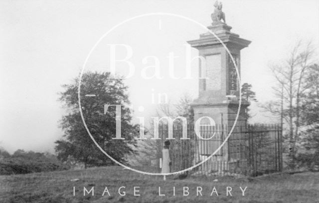 Sir Bevil Grenville's Monument, Lansdown, Bath c.1920