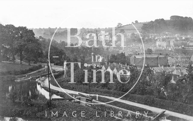 View from Sydney Buildings, Bath c.1910