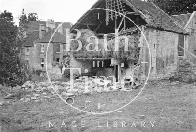 Flood damage, Lambridge Mill, Bath 1932