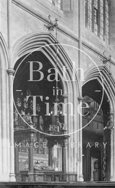 Bishop Montagu's tomb, Bath Abbey c.1925